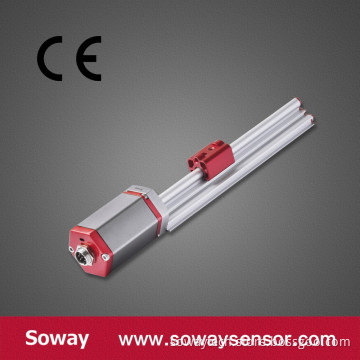 Profile type magnetostrictive linear displacement transducer/transmitter